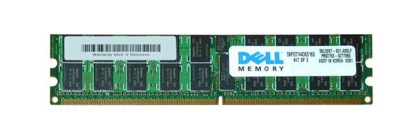 SNPGT744CK2/16G Dell 16GB Kit (2 X 8GB) DDR2-667MHz PC2-5300 Fully Buffered CL5 240-Pin DIMM 1.8V Memory