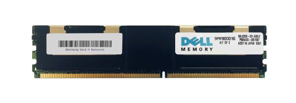 SNPM788DCK2/16G Dell 16GB Kit (2 X 8GB) DDR2-667MHz PC2-5300 Fully Buffered CL5 240-Pin DIMM 1.8V Memory