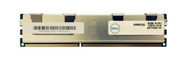 SNPM9FKFC/32G Dell 32GB DDR3-1333MHz PC3-10600 ECC Registered CL9 240-Pin DIMM 1.35V Low Voltage Quad Rank Memory Module