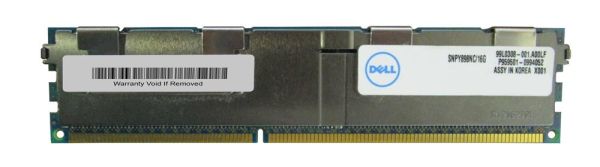 SNPY898NC/16G Dell 16GB DDR3-1066MHz PC3-8500 ECC Registered CL7 240-Pin DIMM 1.35V Low Voltage Quad Rank Memory Module