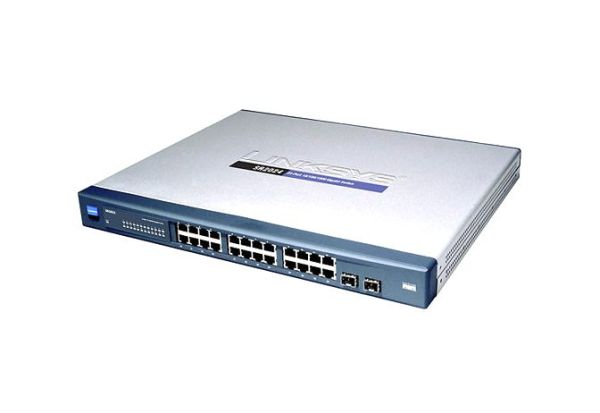 SR2024 Cisco SG 102-24 22 x Ports 10/100/1000Base-T + 2 x SFP (Mini-GBIC) Layer 2 Unmanaged Gigabit Ethernet Network Switch
