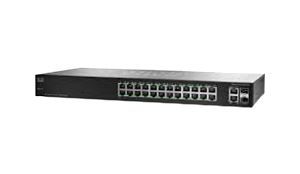 SR224GT-NA Cisco Small Business 24 x Ports 10/100Base-TX + 2 x SFP (Mini-GBC) Layer 2 Unmanaged Fast Ethernet Network Switch