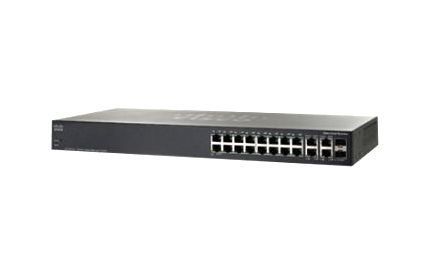 SRW2016-K9-NA-RF Cisco Small Business 300 Series SG 300-20 20-Port x 10/100/1000Base-T Layer 2 Managed Gigabit Ethernet Network Switch