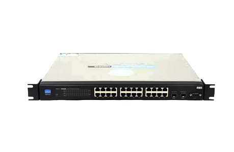 SRW2024 Cisco Small Business 300 Series SG300-28 26 x Ports 10/100/1000Base-T + 2 x combo Gigabit SFP Layer 3 Managed Gigabit Ethernet Network Switch