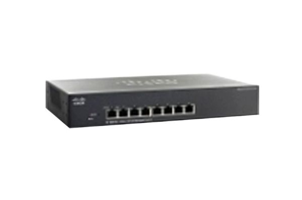 SRW208-K9-AU Cisco Small Business SRW208MP 8-Ports 8 x 10/100Base-T + 2 x SFP Layer 3 Managed Fast Ethernet Network Switch
