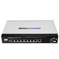 SRW208G-K9-NA Cisco Small Business SRW208MP 8-Ports 8 x 10/100Base-T + 2 x SFP Layer 3 Managed Fast Ethernet Network Switch