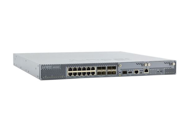 SRX1500-CHAS Juniper SRX1500 Chassis with 16x1G / 4x10G (SFP+) On-board Ports, 100GB SSD No Power Supply Included