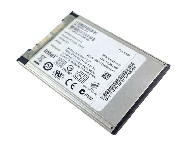 SSDSA1M160G2HP Intel X18-M Series 160GB Multi-Level Cell (MLC) SATA 3Gb/s Mainstream 1.8-inch Solid State Drive