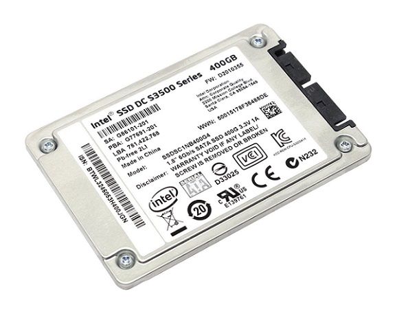 SSDSC1NB400G401 Intel DC S3500 Series 400GB SATA 6Gbps 1.8-inch MLC Solid State Drive
