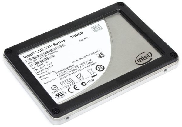 SSDSC2BW180A3H Intel 520 Series 180GB SATA 6.0Gb/s 2.5-inch MLC Solid State Drive