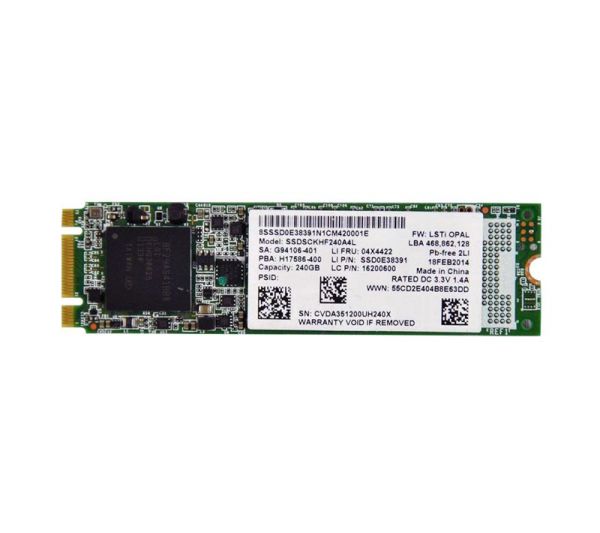 SSDSCKHF240A4L Intel 240GB FDE M.2 Solid State Drive