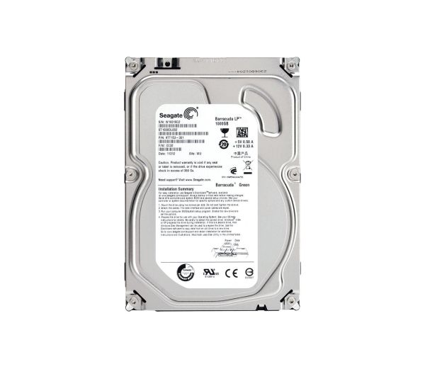 ST1000DL002 Seagate BarraCuda Green 1TB 5900RPM SATA 3Gb/s 32MB Cache 3.5-inch Hard Drive