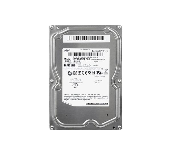 ST1000DL003 Seagate BarraCuda Green 1TB 5400RPM SATA 3Gb/s 32MB Cache 3.5-inch Hard Drive