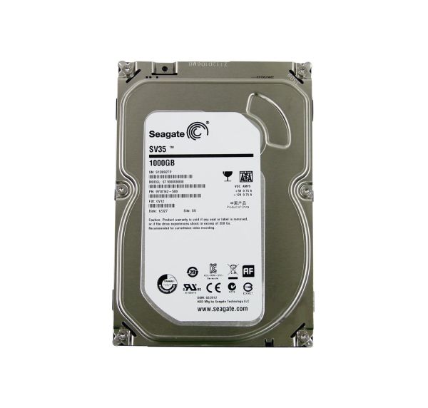 ST1000VX000 Seagate SV35 Series 1TB 7200RPM 3.5-inch SATA 6Gb/s 64MB Cache Hard Drive