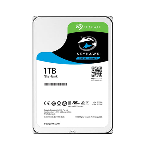 ST1000VX005 Seagate SkyHawk 1TB 5900RPM SATA 6Gb/s 64MB Cache 4Kn 3.5-inch Hard Drive