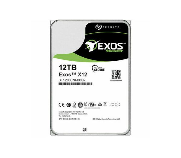 ST12000NM0007 Seagate V7 512e 12TB 7200RPM SATA 6Gb/s 3.5-inch Hard Drive