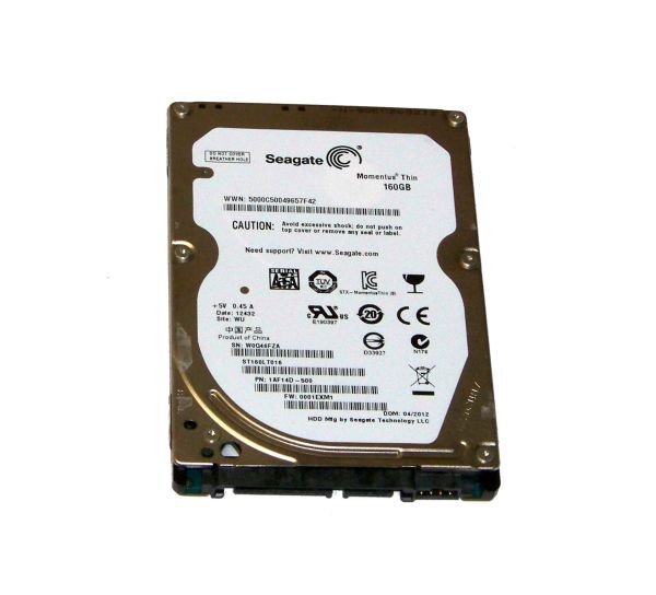 ST160LT016 Seagate Momentus 160GB 2.5-inch Hard Drive SATA 3Gb/s 7200RPM 16MB Cache