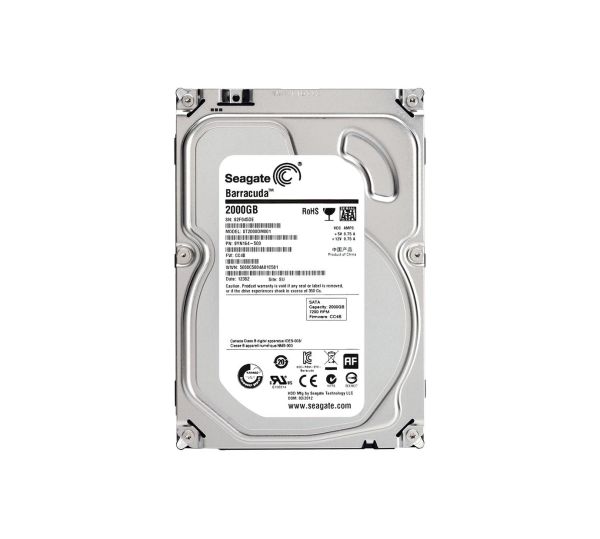 ST2000DM001 Seagate BarraCuda 2TB 7200RPM SATA 6Gb/s 64MB Cache 3.5-inch Hard Drive
