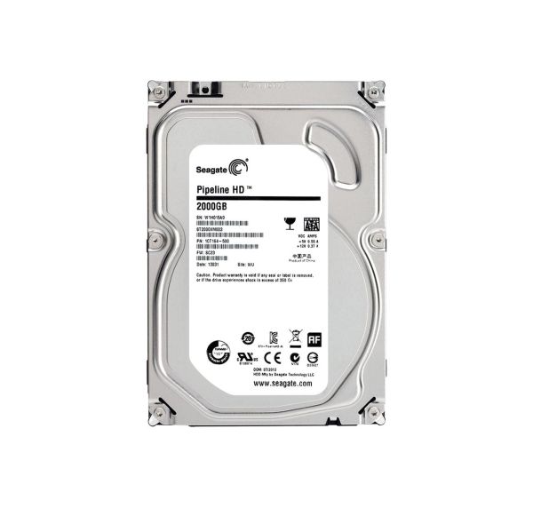 ST2000VM003 Seagate Pipeline 2TB 5900RPM SATA 6Gb/s 64MB Cache 3.5-inch Hard Drive