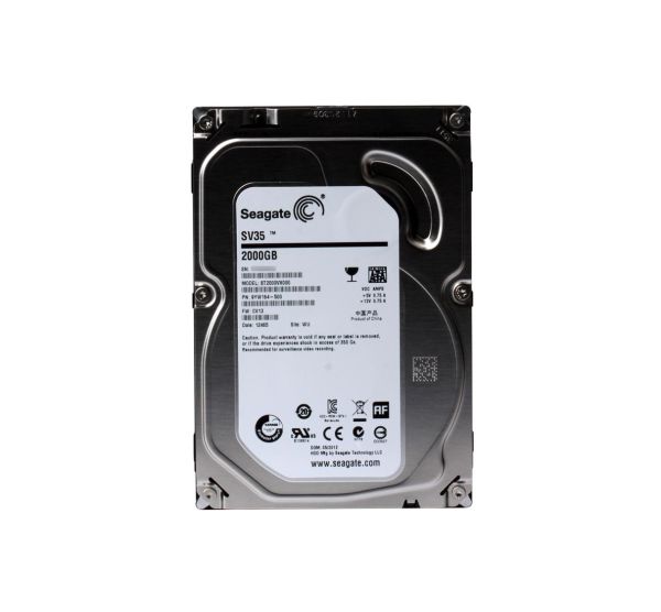 ST2000VX000 Seagate SV35 Series 2TB 7200RPM 3.5-inch SATA 6Gb/s 64MB Cache Hard Drive