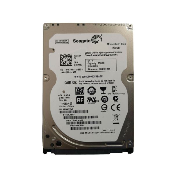 ST250LT003 Seagate Momentus 250GB 5400RPM SATA 3Gb/s 16MB Cache 2.5-inch Hard Drive