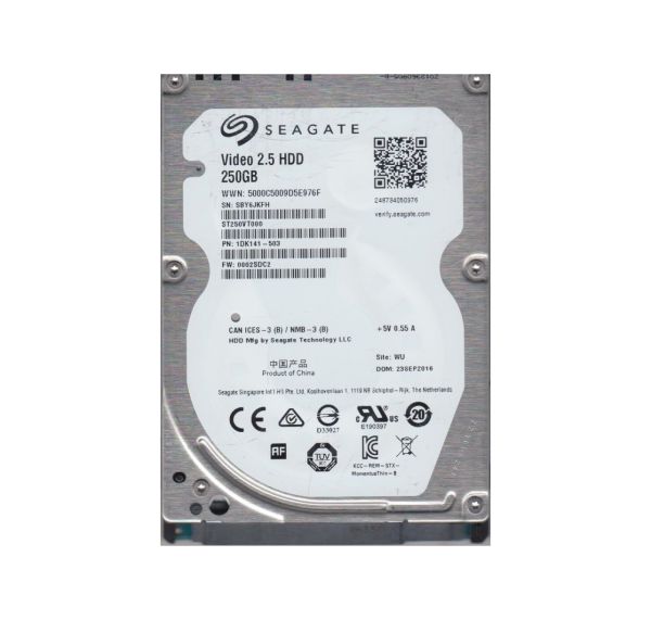 ST250VT000 Seagate Video 2.5 250GB 5400RPM SATA 6Gb/s 16MB Cache 2.5-inch Hard Drive