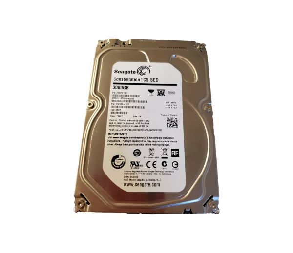 ST3000NC000 Seagate Constellation CS 3TB 7200RPM SATA 6Gb/s 64MB Cache 3.5-inch Hard Drive