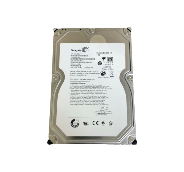 ST31000524AS Seagate BarraCuda 1TB 7200RPM SATA 6Gb/s 32MB Cache 3.5-inch Hard Drive