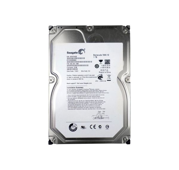 ST31000528AS Seagate BarraCuda 7200.12 1TB 7200RPM SATA 3Gb/s 32MB Cache 3.5-inch Hard Drive