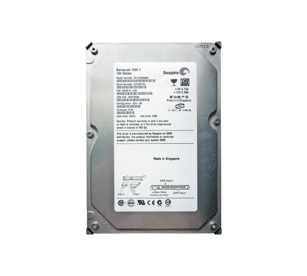 ST3120026AS Seagate BarraCuda 120GB 7200RPM SATA 8MB Cache SATA 3.5-inch Hard Drive