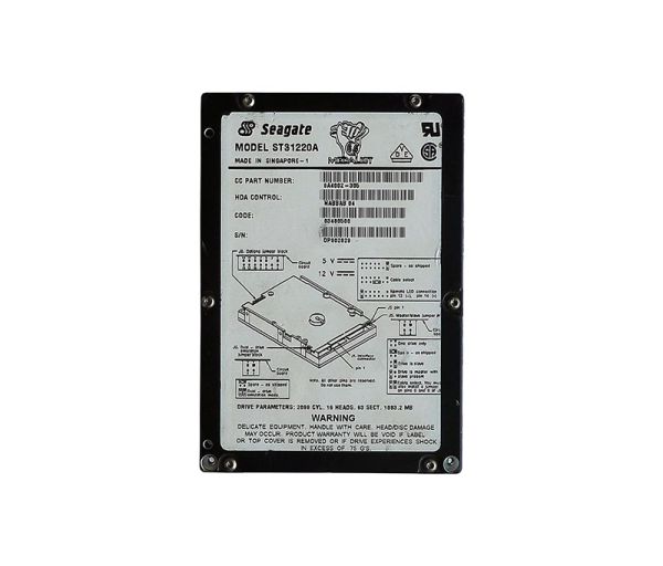 ST31220A Seagate Medalist 1220 1.08GB 4500RPM IDE/ATA 256KB Cache 3.5-inch Hard Drive