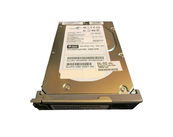 ST314655LSUN146G Sun 146GB 15000RPM Ultra-320 SCSI LVD Hot-Pluggable 80-Pin 3.5-inch Hard Drive
