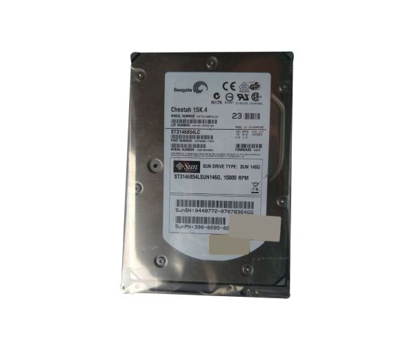 ST3146854LSUN146G Sun 146GB 15000RPM Ultra-320 SCSI LVD Hot-Pluggable 8MB Cache 80-Pin 3.5-inch Hard Drive