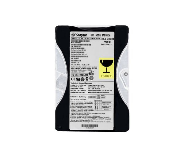 ST315323A Seagate U10 15.3GB 5400RPM ATA-66 512KB Cache 3.5-inch Hard Drive