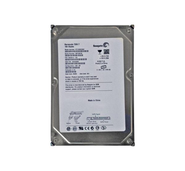 ST3160023AS Seagate BarraCuda 160GB 7200RPM SATA 8MB Cache 3.5-inch Hard Drive