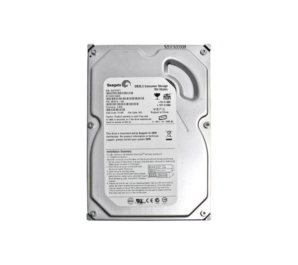 ST3160212ACE Seagate DB35 Series 160GB 7200RPM ATA-100 3.5-inch 2MB Cache Hard Drive