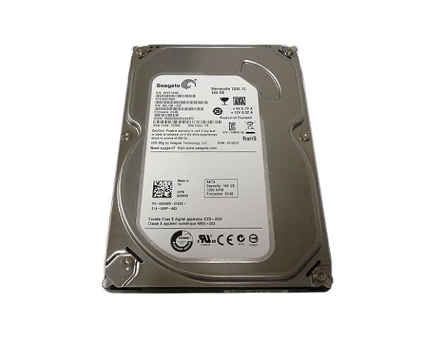 ST3160318AS Seagate BarraCuda 7200.12 160GB 7200RPM SATA 3Gb/s 8MB Cache 3.5-inch Hard Drive