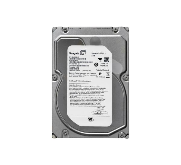 ST32000540AS Seagate 2TB 7200RPM SATA 3Gb/s 3.5-inch Hard Drive
