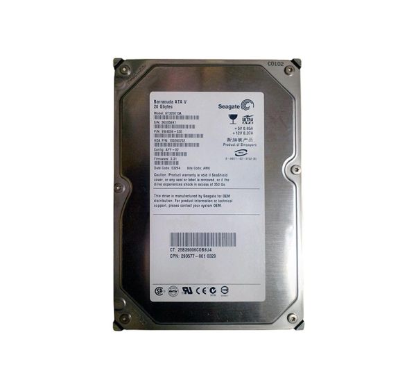 ST320013A Seagate BarraCuda 20GB 7200RPM ATA-100 2MB Cache 3.5-inch Hard Drive