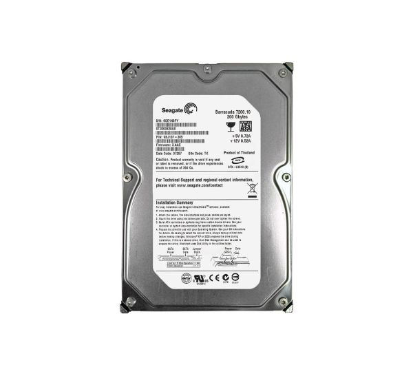 ST3200820AS Seagate BarraCuda 200GB 7200RPM SATA 3Gb/s 8MB Cache SERIAL ATA-300 3.5-inch Hard Drive