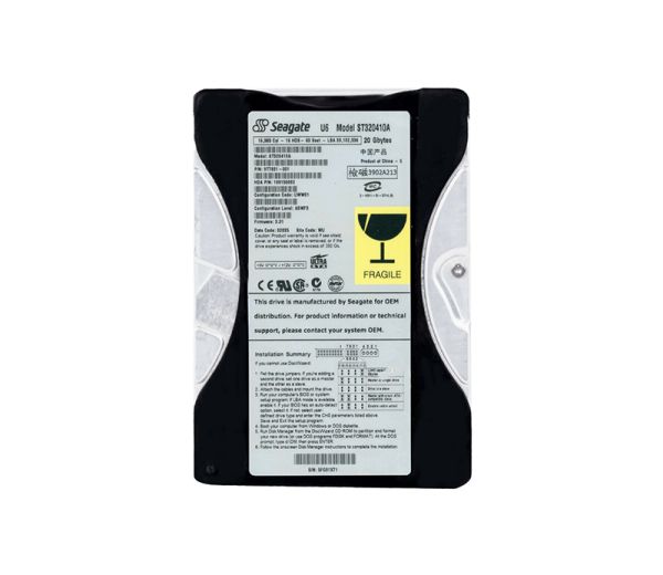 ST320410A Seagate U6 20GB Hard Drive ATA-100 5400RPM 2MB Cache