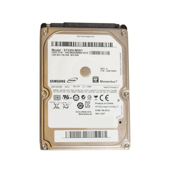 ST320LM001 Seagate Momentus 320GB 5400RPM 8MB Cache SATA 3Gb/s 2.5-inch Laptop Hard Drive