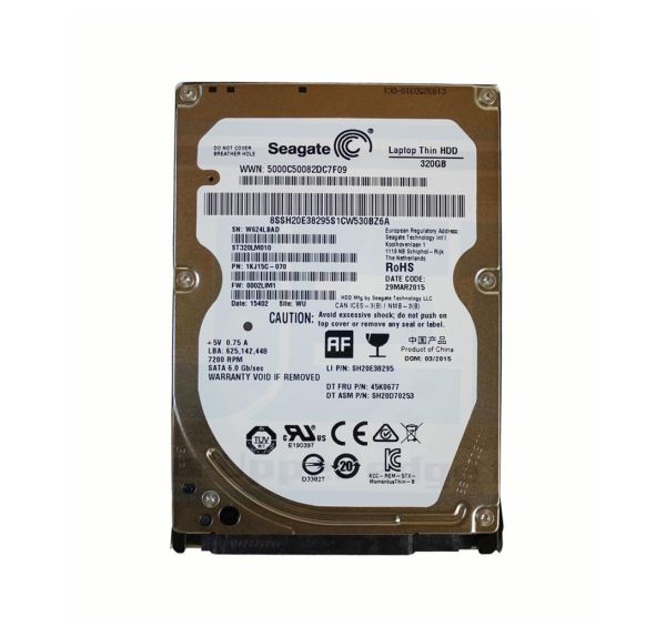 ST320LM010 Seagate Laptop THIN HDD 320GB 7200RPM 2.5-inch 7MM 32MB Cache SATA 6Gb/s Hard Drive