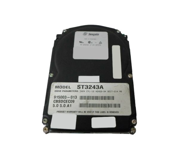 ST3243A Seagate 214MB 3800RPM IDE/ATA 32KB Cache 3.5-inch Hard Drive