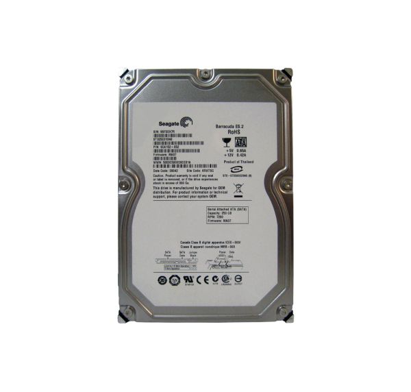 ST3250310NS Seagate BarraCuda ES.2 250GB 7200RPM SATA 3Gb/s 32MB Cache 3.5-inch Hard Drive