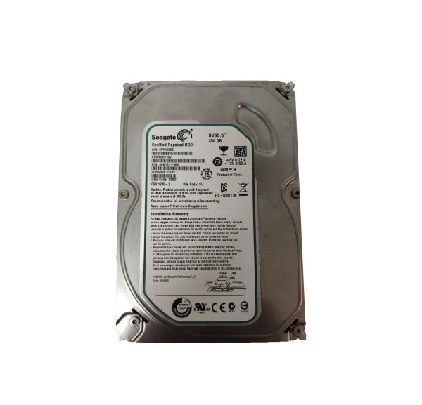 ST3250311SV Seagate SV35.5 Series 250GB 7200RPM 3.5-inch SATA-II 8MB Cache Hard Drive