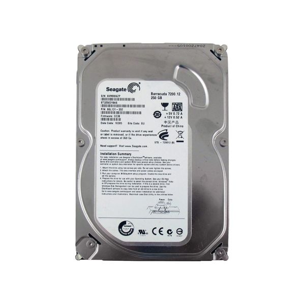 ST3250318AS Seagate 250GB 7200RPM SATA 3.5-inch Hard Drive