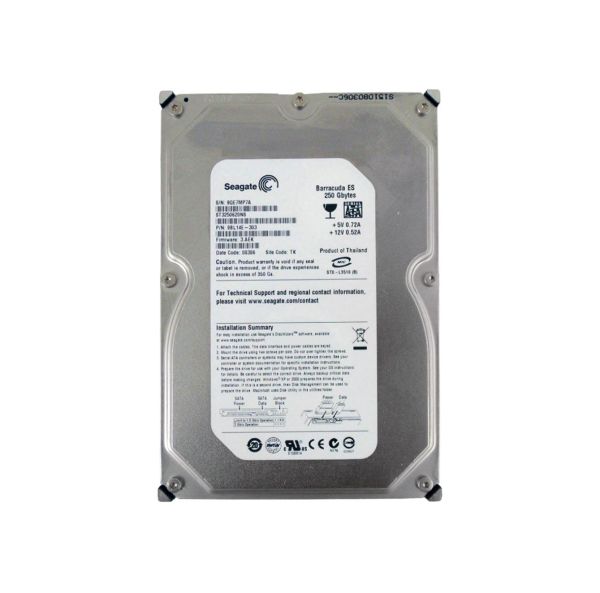 ST3250620NS Seagate BarraCuda 250GB 7200RPM SATA 3Gb/s 16MB Cache 3.5-inch Hard Drive