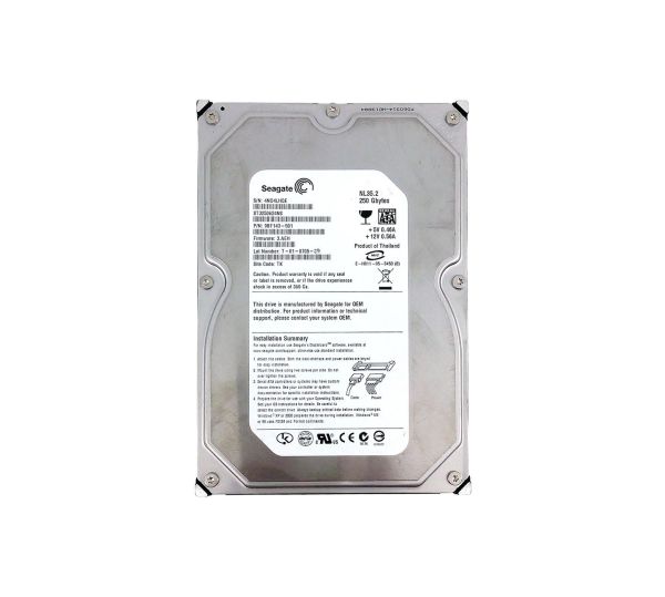 ST3250624NS Seagate NL35 Series 250GB 7200RPM SATA 16MB Cache 3.5-inch Hard Drive