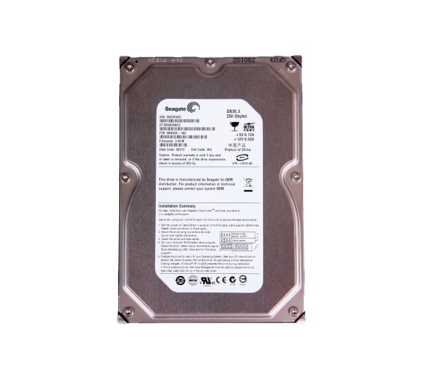 ST3250820ACE Seagate DB35.3 250GB 7200RPM ATA-100 8MB Cache Hard Drive